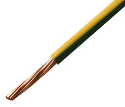 Time 6491B Green/Yellow 1-Core 10mm² Conduit Cable 50m Drum