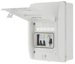 British General Fortress 5-Module 2-Way Populated Garage Consumer Unit