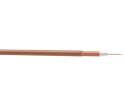 Time GT100 Brown 1-Core Round Coaxial Cable 50m Drum