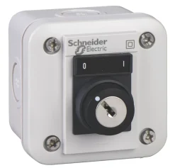 Schneider Electric XALE1441 Single Pole Push-Button Complete Control Station With Key Selector Switch NO