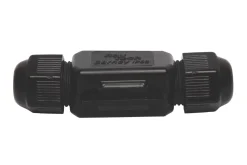 Raytech 2-Entry 2-Pole IP69K Gel-Filled Straight Cable Joint Black