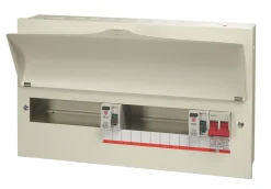 Wylex 21-Module 15-Way Part-Populated Dual RCD Consumer Unit