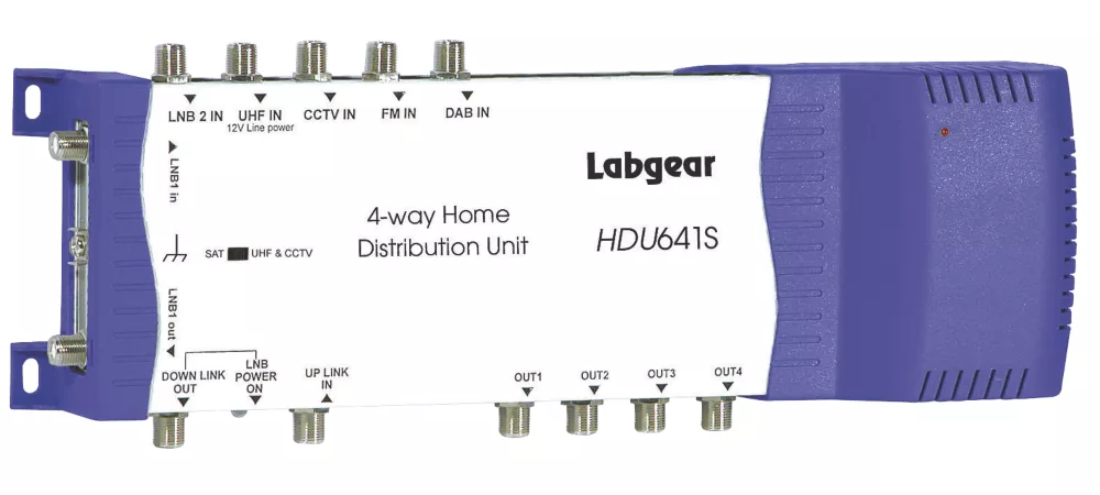 Labgear LDU604G/S 4-Way Home Distribution Unit 2 Labgear LDU604G/S 4-Way Home Distribution Unit - Image 2