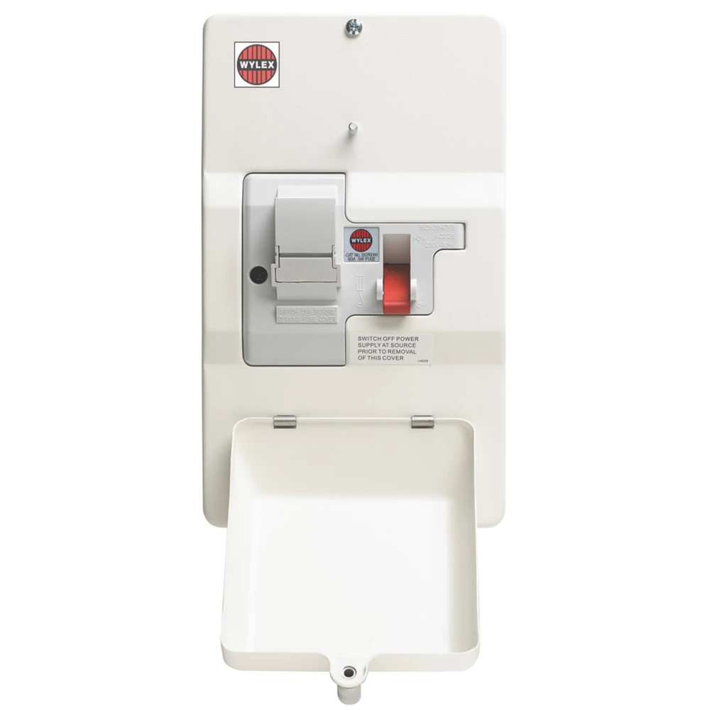 Wylex 60A DP Domestic Switched Fused Unit - Image 2