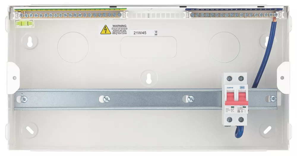 British General Fortress 19-Module 17-Way Part-Populated Main Switch Consumer Unit 5 British General Fortress 19-Module 17-Way Part-Populated Main Switch Consumer Unit - Image 5