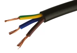 Time 2183Y Black 3-Core 0.5mm² Flexible Cable 50m Drum