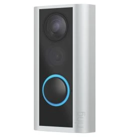Ring By Amazon Ring Door View Cam Wireless Video Doorbell Black / Satin Nickel