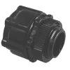 Tower Male Corrugated Conduit Adaptors 20mm Black 5 Pack