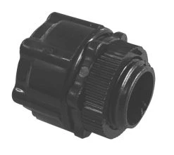 Tower Male Corrugated Conduit Adaptors 20mm Black 5 Pack
