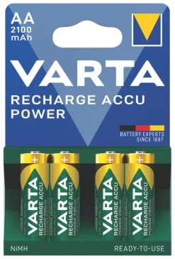 Varta Ready2Use Rechargeable AA Batteries 4 Pack