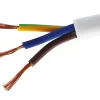 Time 3183Y White 3-Core 1.0mm² Flexible Cable 10m Coil