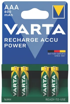 Varta Ready2Use Rechargeable AAA Batteries 4 Pack