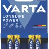 Varta Longlife Power AAA High Energy Batteries 4 Pack