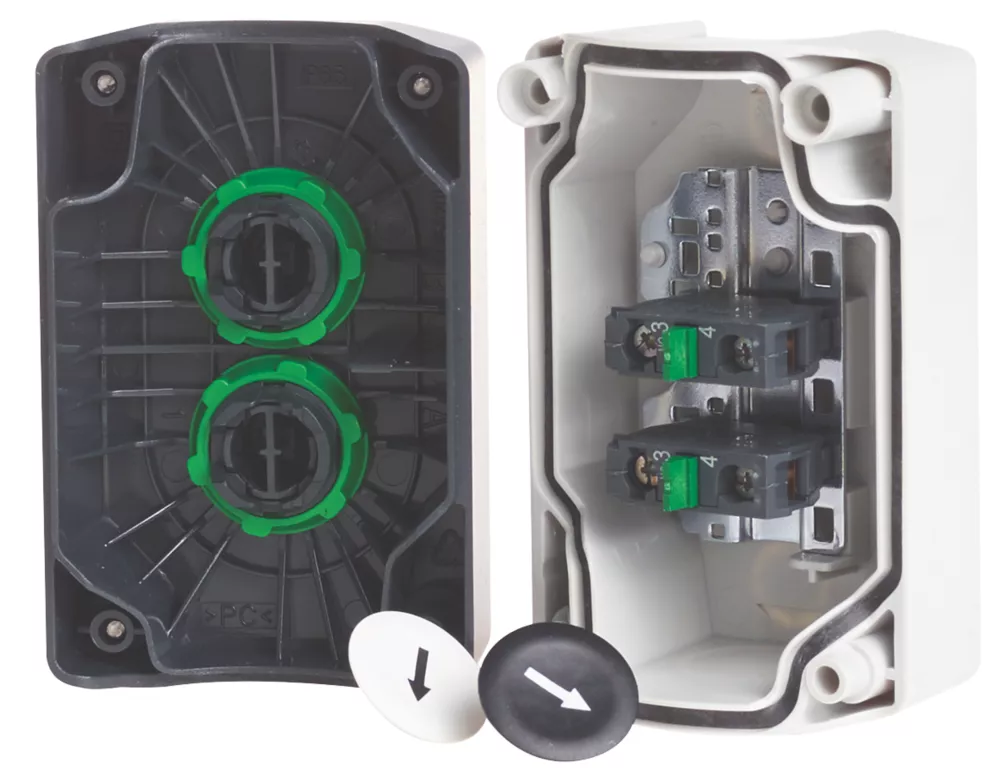 Schneider Electric XALD222 Double Pole Flush Push-Button Complete Control Station NC - Image 5