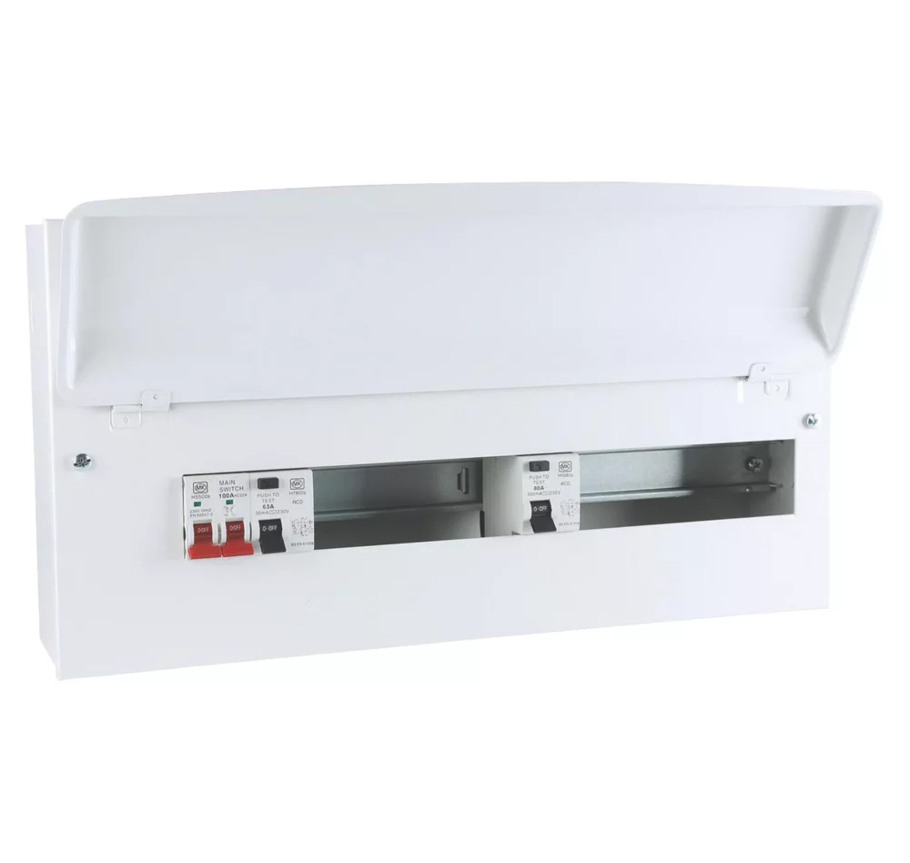 MK Sentry 21-Module 15-Way Part-Populated Dual RCD Consumer Unit