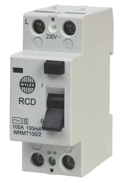 Wylex Lifeline 100A 100mA DP Type S Time Delay RCD