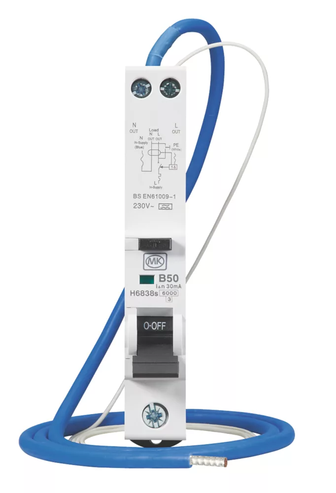 MK Sentry 50A 30mA SP Type B RCBO - Image 2