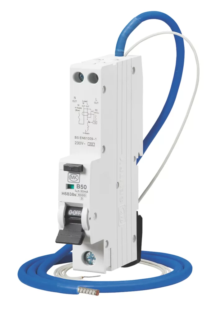 MK Sentry 50A 30mA SP Type B RCBO