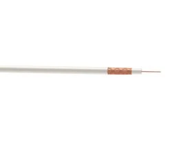 Time GT100 White 1-Core Round Coaxial Cable 25m Drum