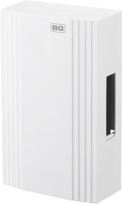 British General Wired Mains Door Chime With Transformer White