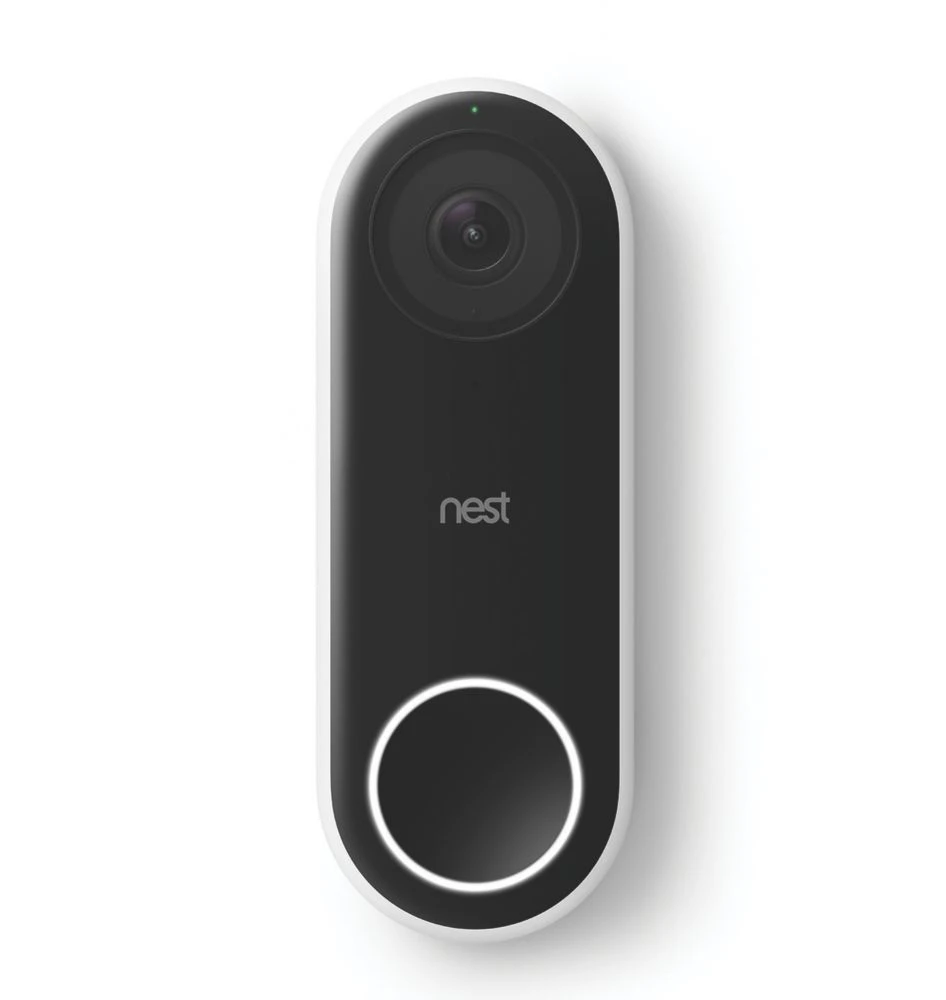 Google Nest Hello Wired Smart Video Doorbell Black 2 Google Nest Hello Wired Smart Video Doorbell Black - Image 2