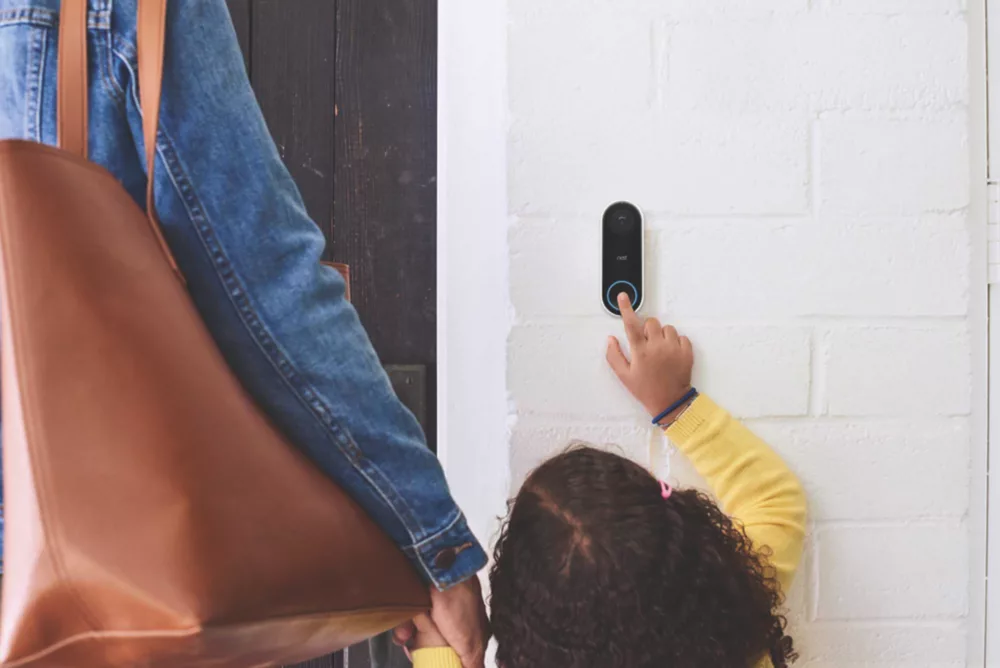 Google Nest Hello Wired Smart Video Doorbell Black 4 Google Nest Hello Wired Smart Video Doorbell Black - Image 4