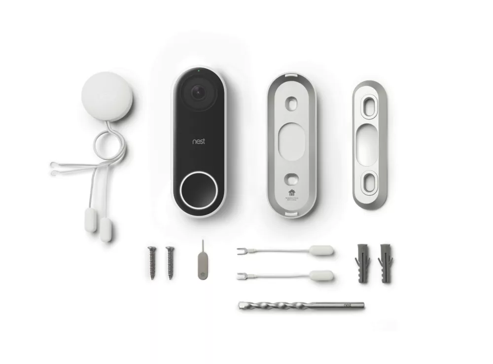 Google Nest Hello Wired Smart Video Doorbell Black 6 Google Nest Hello Wired Smart Video Doorbell Black - Image 6