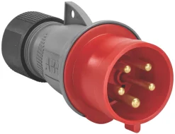 ABB 32A 4P+E Straight Plug 415V