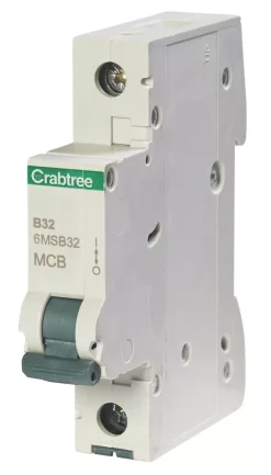 Crabtree Loadstar 32A SP Type B MCB