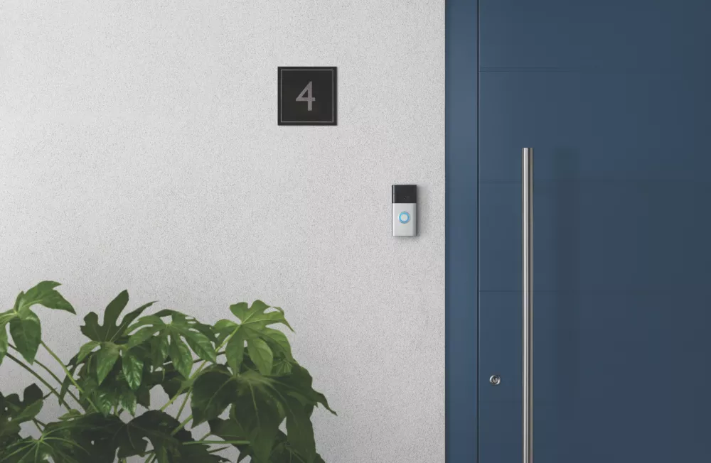 Ring By Amazon Ring Gen 2 Wired Or Wireless Smart Video Doorbell Satin Nickel - Image 3