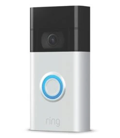Ring By Amazon Ring Gen 2 Wired Or Wireless Smart Video Doorbell Satin Nickel