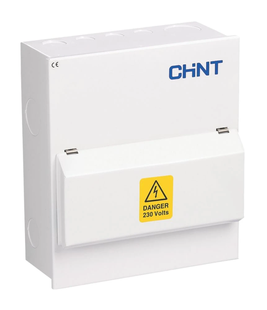 Chint NX3-10MS 10-Module 8-Way Part-Populated Main Switch Consumer Unit - Image 2