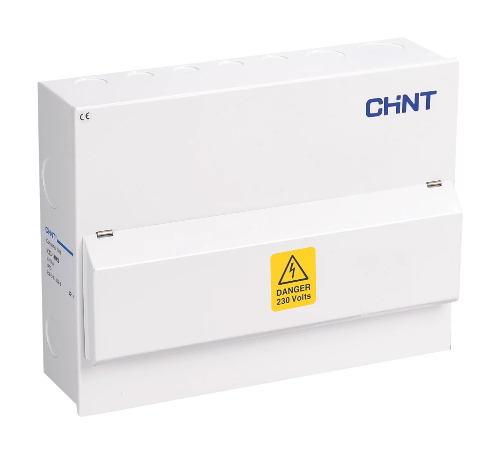Chint NX3-14MS 14-Module 12-Way Part-Populated Main Switch Consumer Unit - Image 2