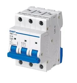 Chint NB1 16A TP Type C 3-Phase MCB