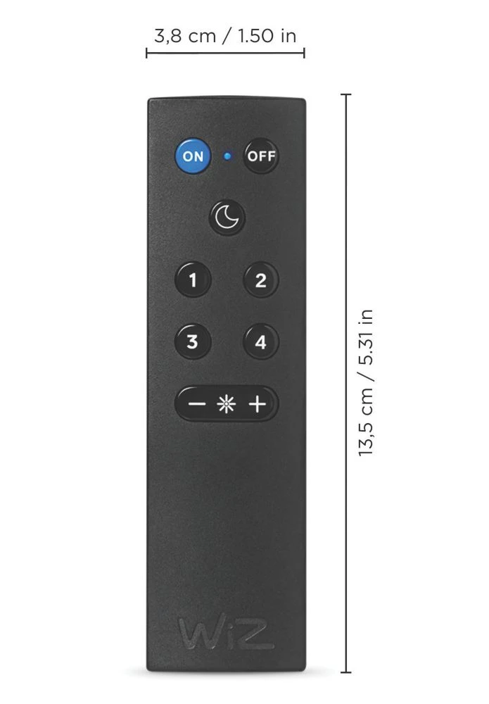 WiZ Smart Lighting Remote Control Black - Image 3