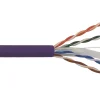 Time Cat 6 Purple LSZH 4-Pair 8-Core Unshielded Ethernet Cable 305m Box