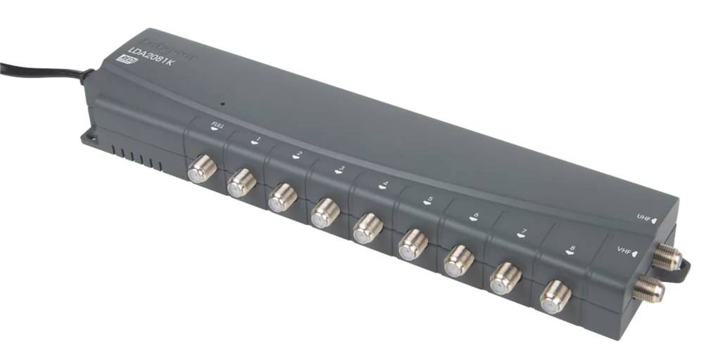 Labgear LDA2081K 9-Way Aerial Amplifier 1 Labgear LDA2081K 9-Way Aerial Amplifier