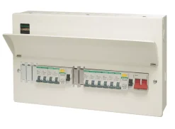Crabtree 21-Module 10-Way Populated Dual RCD Consumer Unit
