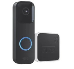 Blink Smart Video Wireless Doorbell With Sync Module 2 Black