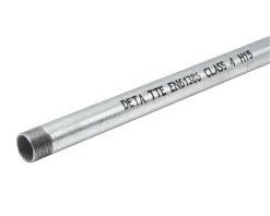 Deta Round Steel Galvanised Class 4 Conduit Tube 20mm X 3m