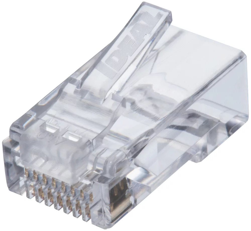 Ideal Industries Ideal RJ45 8P/8C Feed-Thru Modular Plugs 25 Pack