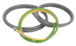 Prysmian 6181Y & 6491X Grey & Green/Yellow 1-Core 16mm² Meter Tails Cable 1m Coil