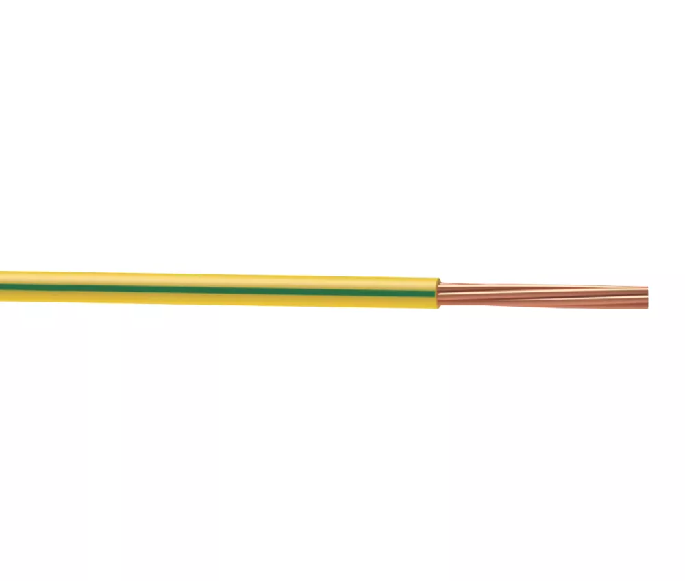 Time 6491X Green/Yellow 1-Core 16mm² Conduit Cable 25m Drum