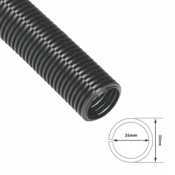 D Line D-Line 26mm Black Pre-Split Cable Tidy Tube 1.1m 9 D Line D-Line 26mm Black Pre-Split Cable Tidy Tube 1.1m -Yale Sales Store 80437 A4