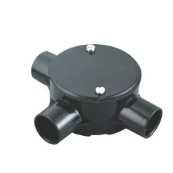 Tower 3 Way 20mm Tee Box Black