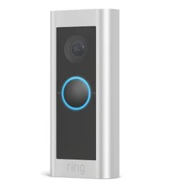 Ring By Amazon Ring Pro 2 Wired Hard-Wired Smart Video Doorbell Satin Nickel
