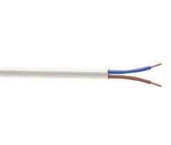 Time 3182Y White 2-Core 1.5mm² Flexible Cable 25m Drum