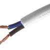 Time 2182Y White 2-Core 0.5mm² Flexible Cable 50m Drum
