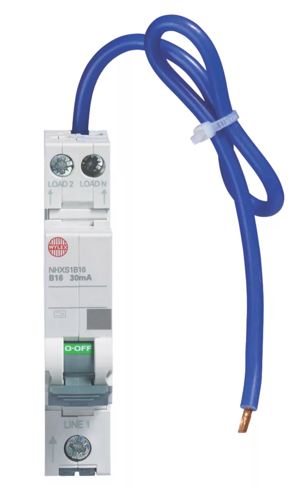 Wylex 16A 30mA DP Type B Mini RCBO - Image 3