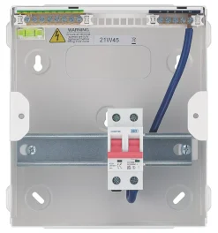 British General Fortress 6-Module 4-Way Part-Populated Main Switch Consumer Unit -Yale Sales Store 854PV A4